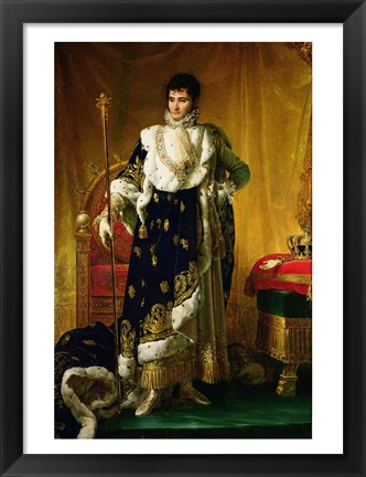 Framed Portrait of Jerome Bonaparte Print