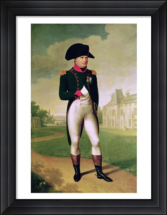 Framed Napoleon I - posed Print