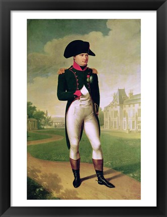 Framed Napoleon I - posed Print