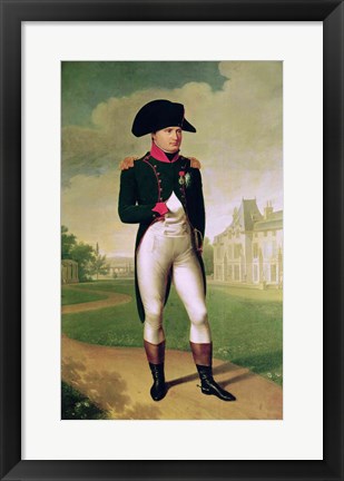 Framed Napoleon I - posed Print