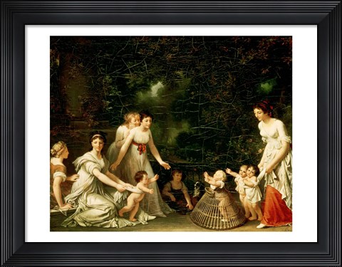 Framed First Steps Print