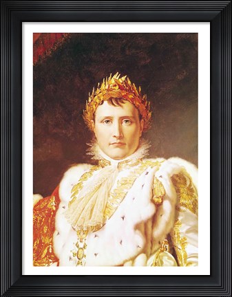 Framed Napoleon I Print