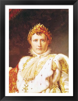 Framed Napoleon I Print