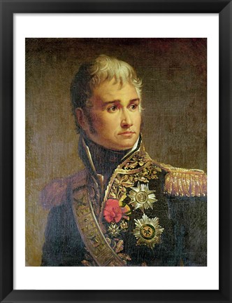 Framed Portrait of Jean Lannes Print