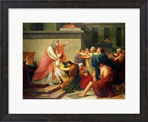 Framed Joseph Recognised by his Brothers Print