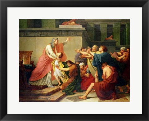 Framed Joseph Recognised by his Brothers Print