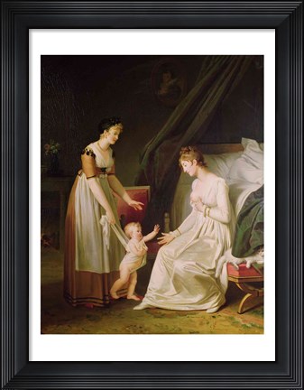 Framed Breastfeeding Mother Print
