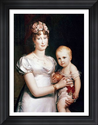 Framed Marie-Louise Print