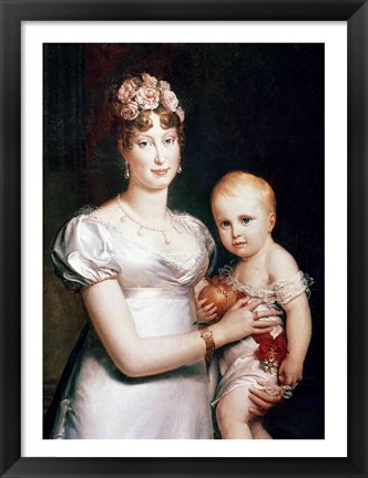 Framed Marie-Louise Print