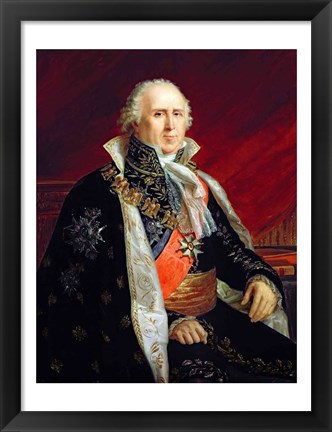 Framed Charles-Francois Lebrun Print