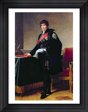 Framed Count Michel Regnaud de Saint-Jean-d&#39;Angely Print
