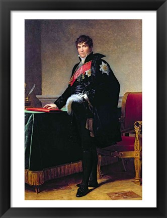 Framed Count Michel Regnaud de Saint-Jean-d&#39;Angely Print