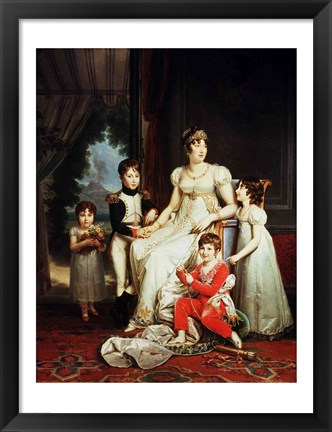 Framed Caroline Bonaparte Print