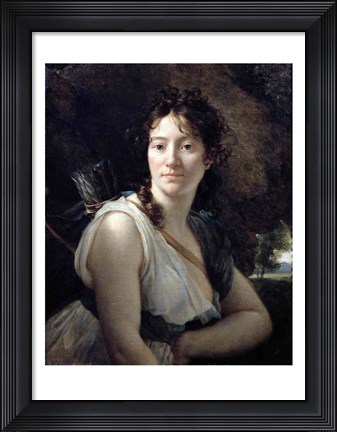 Framed Mademoiselle Duchesnoy in the Role of Dido Print