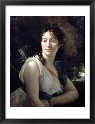 Framed Mademoiselle Duchesnoy in the Role of Dido Print