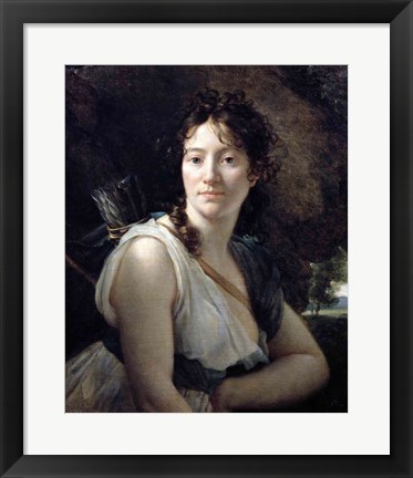 Framed Mademoiselle Duchesnoy in the Role of Dido Print