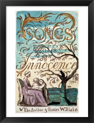 Framed Songs of Innocence Print