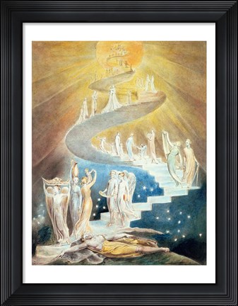 Framed Jacob&#39;s Ladder Print