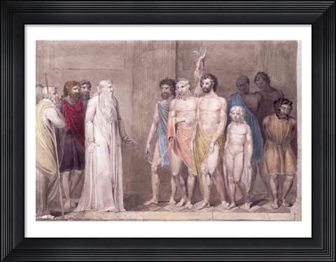 Framed St. Gregory and the British Captives Print