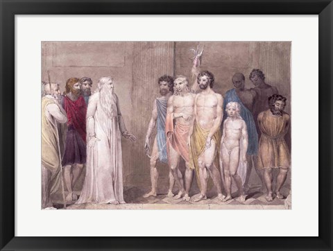 Framed St. Gregory and the British Captives Print