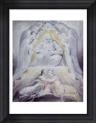 Framed Mercy and Truth are met together, Righteousness and Peace have kissed each other Print