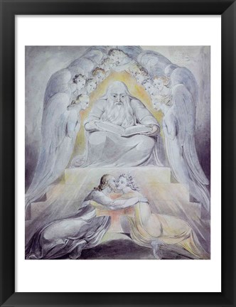 Framed Mercy and Truth are met together, Righteousness and Peace have kissed each other Print