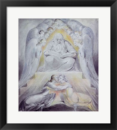 Framed Mercy and Truth are met together, Righteousness and Peace have kissed each other Print