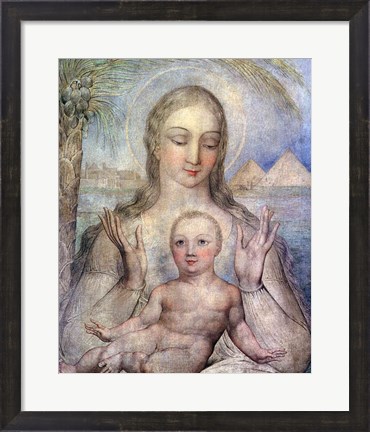 Framed Virgin and Child in Egypt, 1810 Print