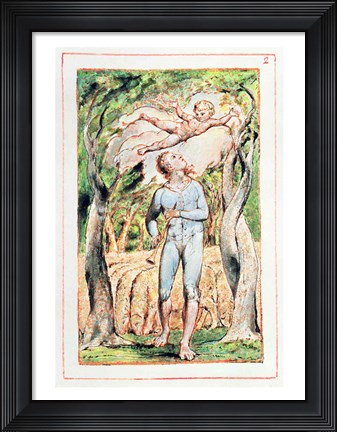 Framed Songs of Innocence; the Piper Print