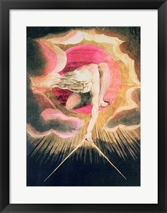 Framed God Creating the Universe Print