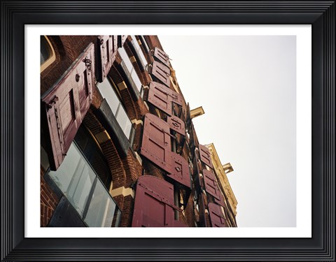Framed Amsterdam Shutters Print