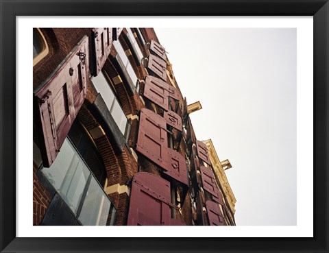 Framed Amsterdam Shutters Print