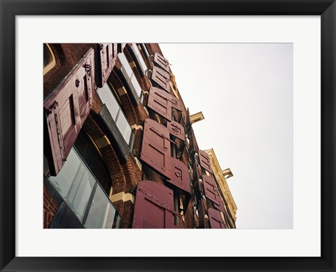 Framed Amsterdam Shutters Print