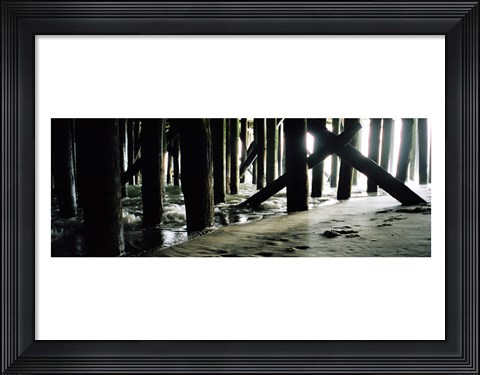 Framed Seaside Dock Print