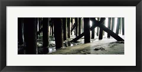 Framed Seaside Dock Print