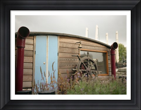 Framed Vibrant Grey Print