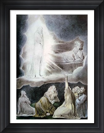 Framed Vision of Eliphaz, 1825 Print