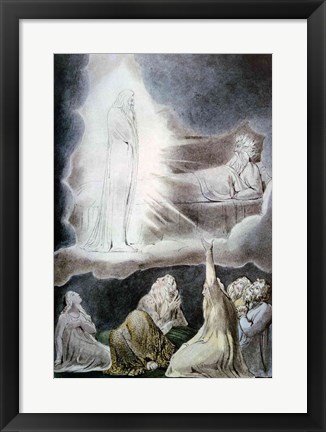 Framed Vision of Eliphaz, 1825 Print