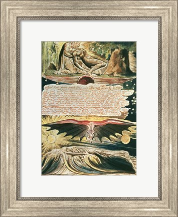 Framed Jerusalem The Emanation of the Giant Albion: And One stood forth Print