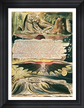 Framed Jerusalem The Emanation of the Giant Albion: And One stood forth Print
