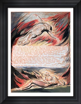 Framed Jerusalem The Emanation of The Giant Albion; Then the Divine Hand Print