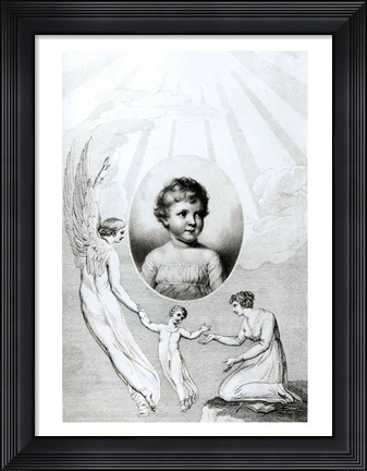 Framed Mary Wollstonecraft Shelley Print