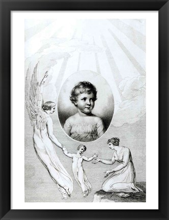 Framed Mary Wollstonecraft Shelley Print