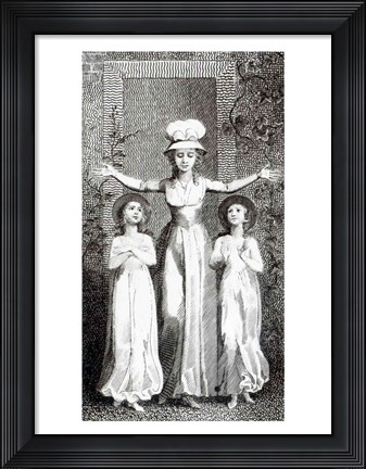 Framed Frontispiece to &#39;Original Stories from Real Life&#39; Print