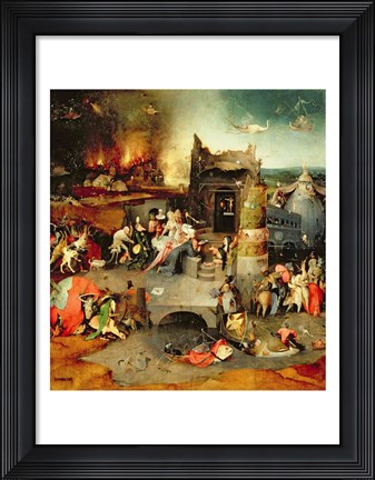 Framed Temptation of St. Anthony (detail) Print