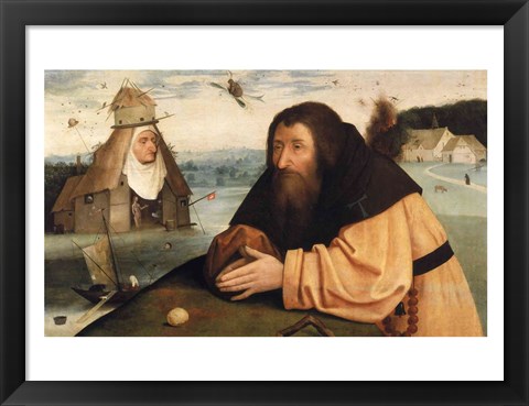 Framed Temptation of St. Anthony Print