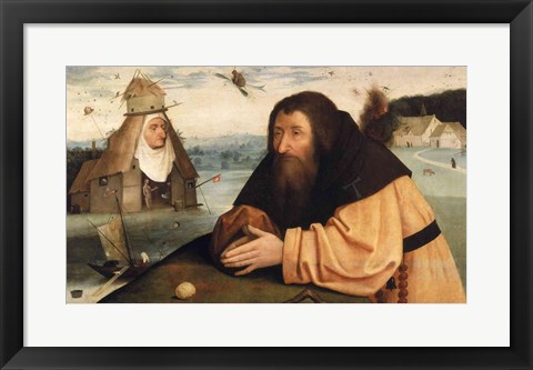 Framed Temptation of St. Anthony Print