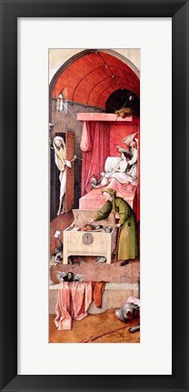 Framed Death and the Miser, c.1485-90 Print