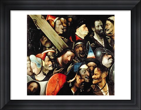 Framed Carrying of the Cross Print