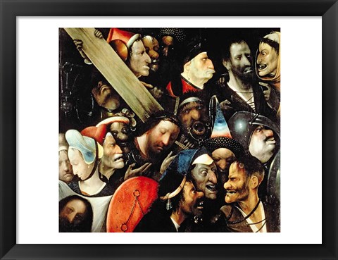 Framed Carrying of the Cross Print